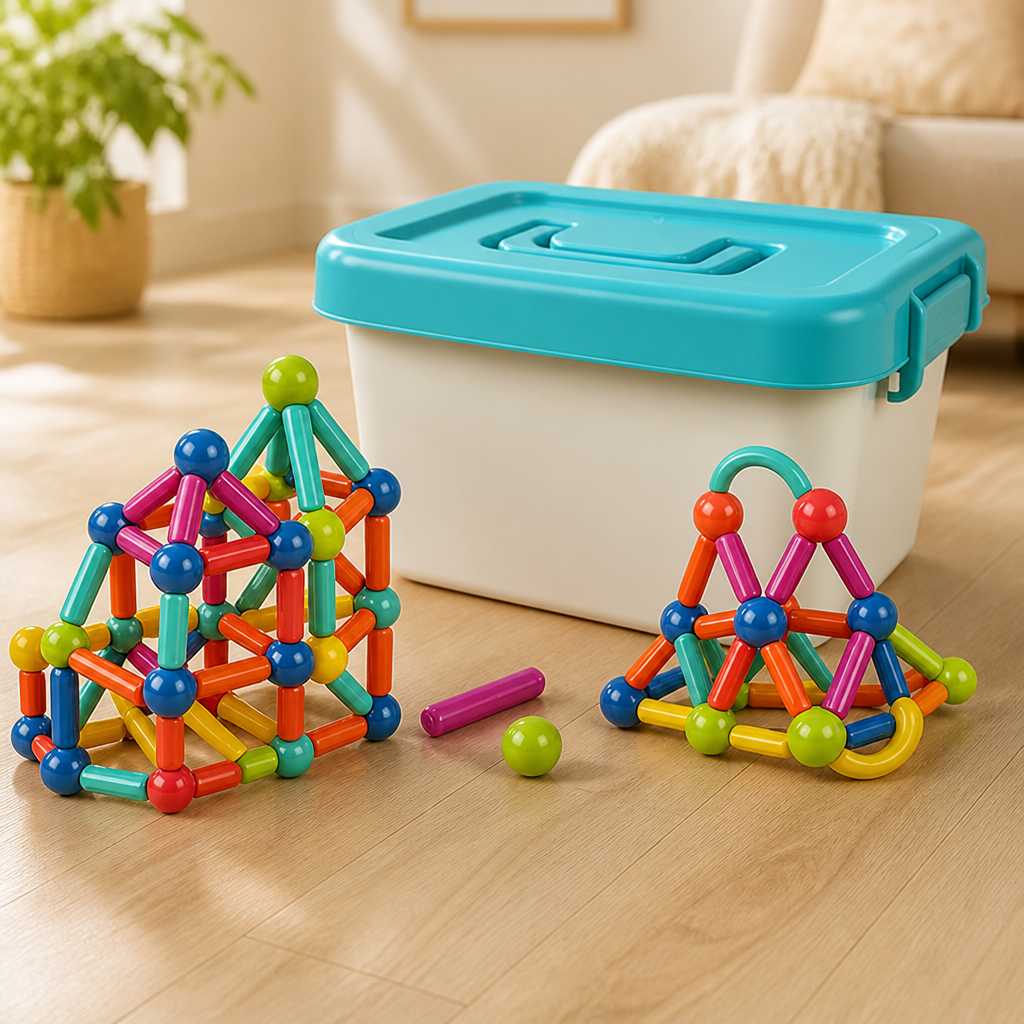 Magnetic Building Set Colorful Strong Magnets