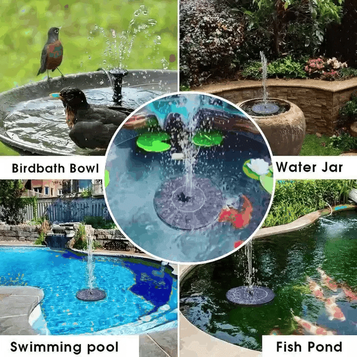 AquaSeren™ — Transform Your Garden Into a Peaceful, Splash-Free Solar Oasis