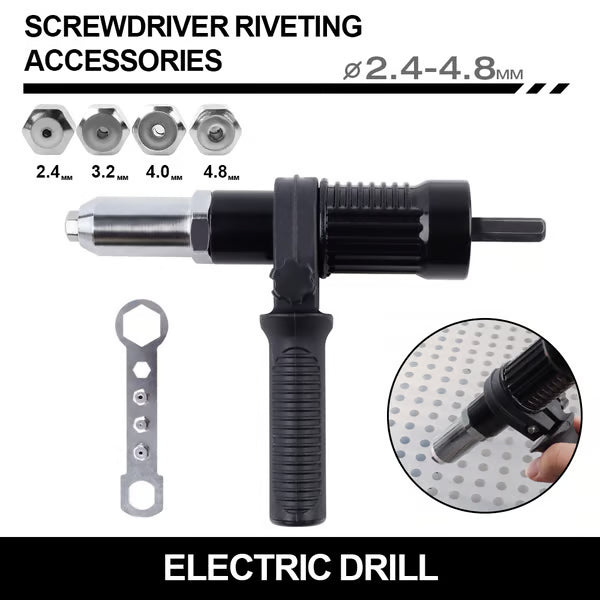 GripForce™ — Transform Your Drill Into a Nonstop Riveting Beast That Never Lets You Down