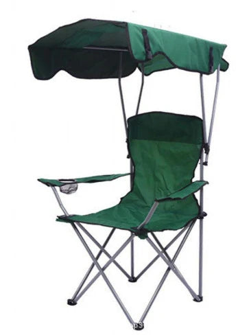 Folding Chair Integrated Sun Canopy Lightweight & Foldable