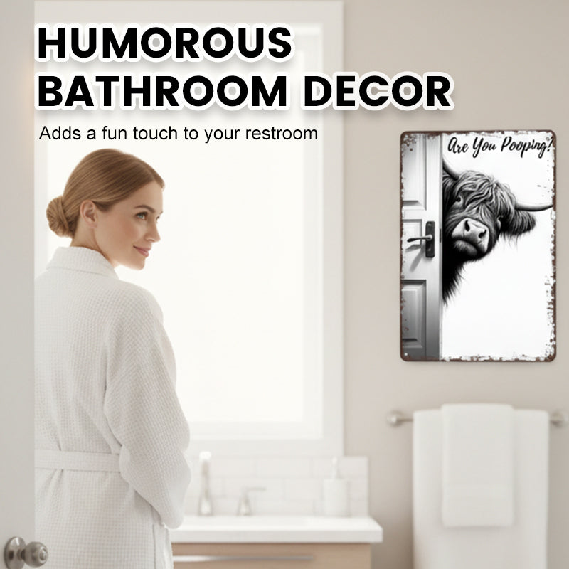 ChuckleBarn™ Smile Sign — Turn Your Bathroom Into a Hilarious Showstopper That Everyone Remembers