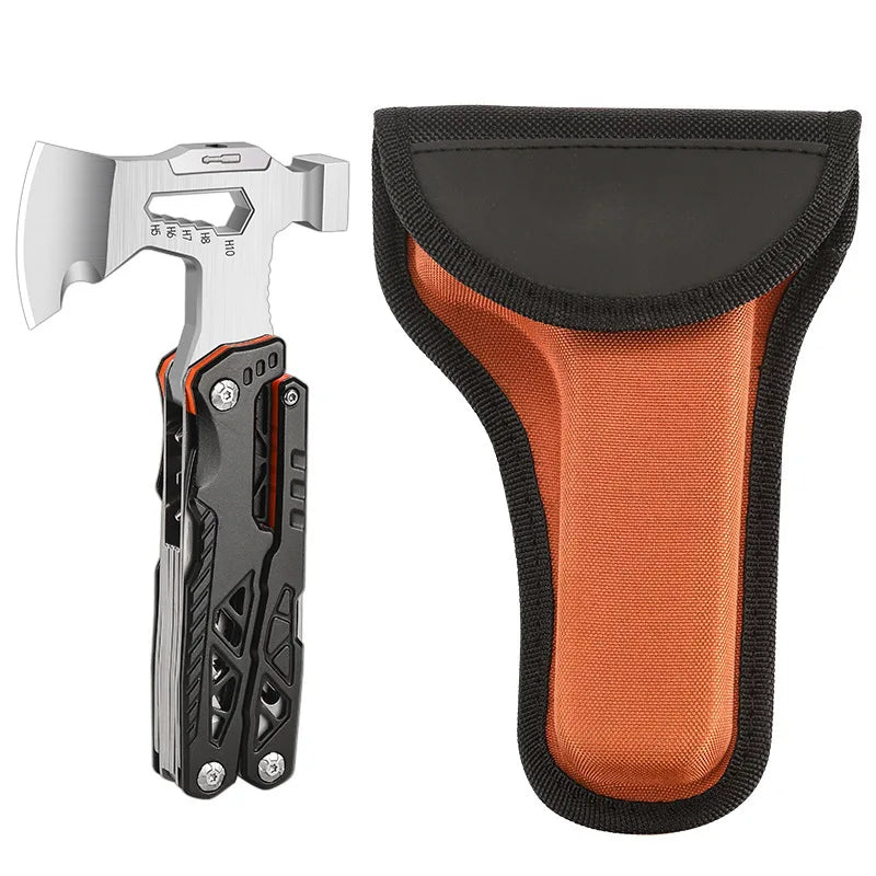 Camping Multi-Tool Axe, Hammer & Pliers Stainless Steel