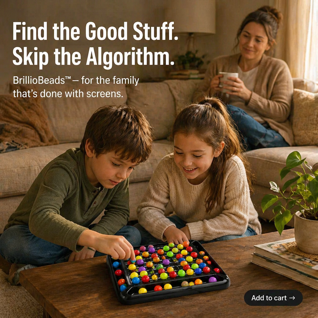 BrillioBeads™ — Trade the iPad for a Game They'll Ask to Replay