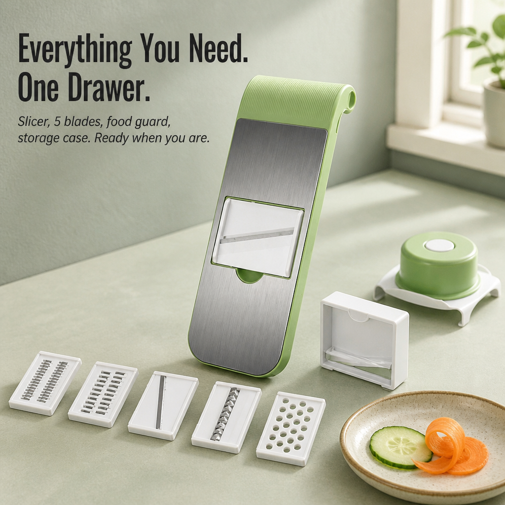 BladeMaster™ — Slice, Shred & Grate Tonight's Veggies in Under 90 Seconds