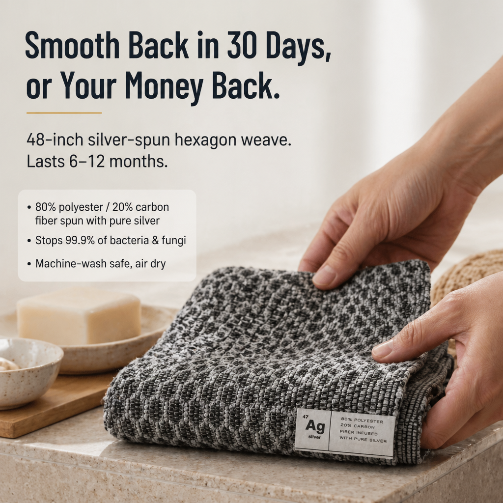 LuminaSheer™ — Sweep Away Bacne, Back Bumps & Dead Skin a Loofah Can't Reach