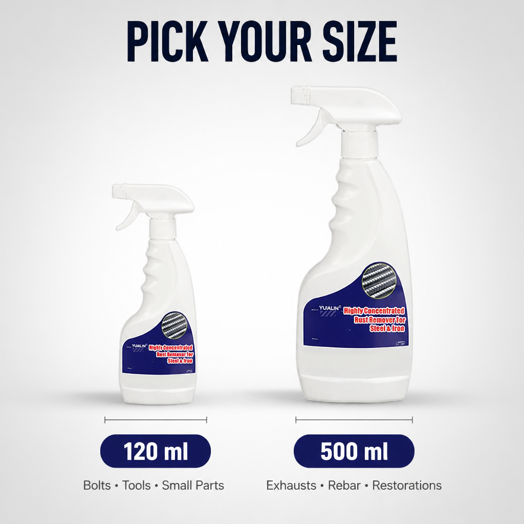EternaRust™ — Erase Rust Fast and Reveal Brilliant, Like-New Metal Every Time