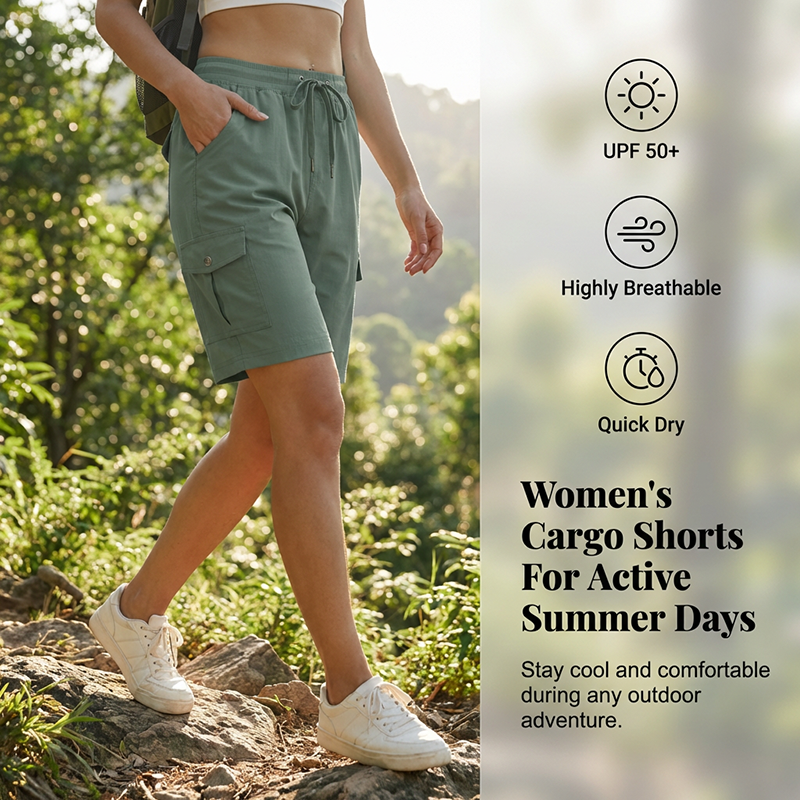 VantaStride™ Cargo Shorts — Move Freely, Stay Cool, and Carry Everything You Need