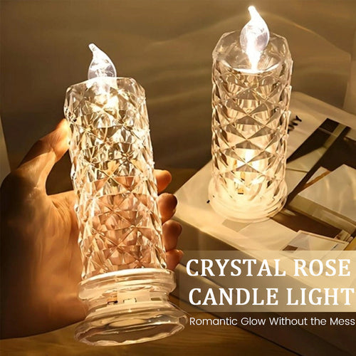 LumiRadiance™ Crystal Candle — Transform Every Night into a Mesmerizing Glow of Cozy, Carefree Magic