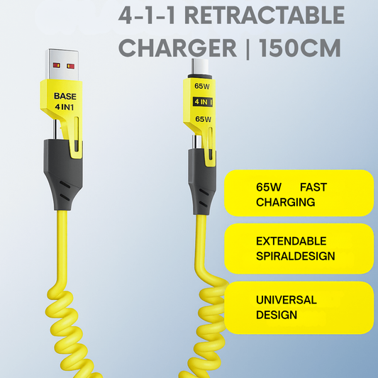 PulseWave Stretch™ — Command Your Power with Lightning-Fast, Tangle-Free Charging Freedom