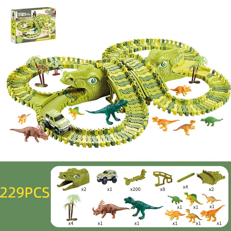 AuroraTrack™ — Ignite Your Child’s Imagination with Endless Twist-and-Build Adventures