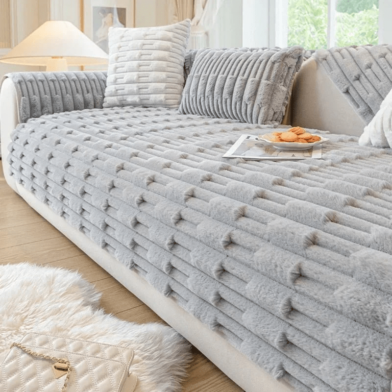 VelouraLux™ — Wrap Your Sofa in Unmatched Warmth and Silky Cozy Comfort