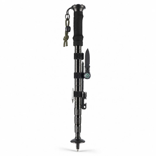 Trekking Pole Foldable Multitool Carbon Steel Shaft