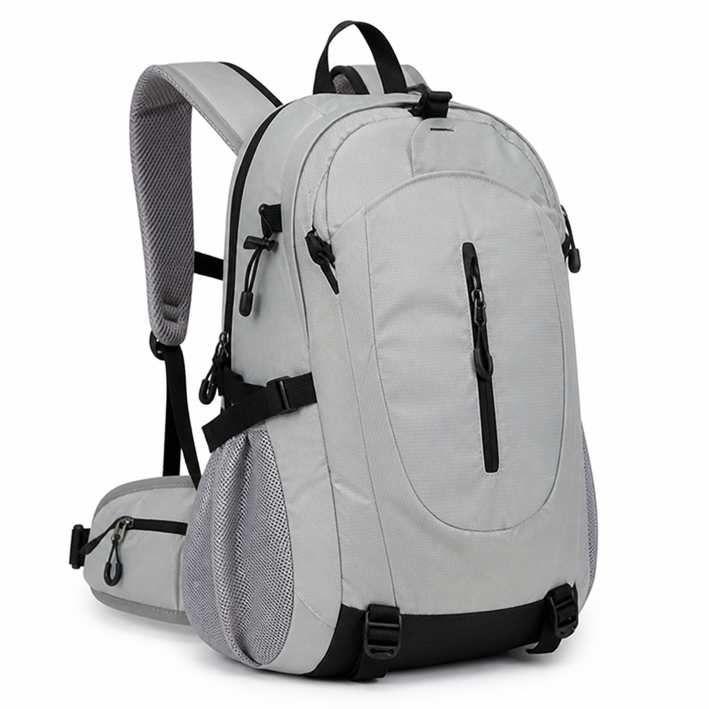 Hiking Backpack Weather-Resistant Ergonomic Straps & Multiple Compartments