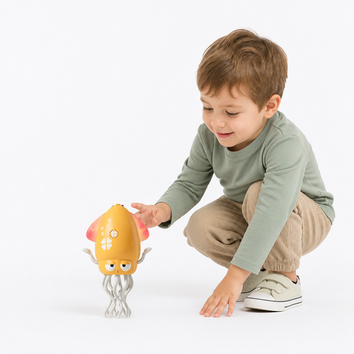 Jellyfish Toy Smart Sensor Glowing USB Rechargeable