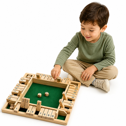 Children's Math Board Game Wooden Interactive Ages 3+