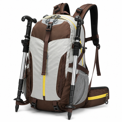 Hiking Backpack 40L Padded Straps & Breathable Back Panel