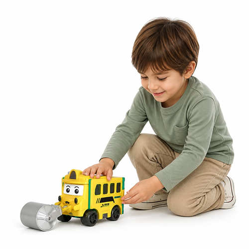 Transforming Toy Car 2-In-1 One-Hand Flip Durable Plastic