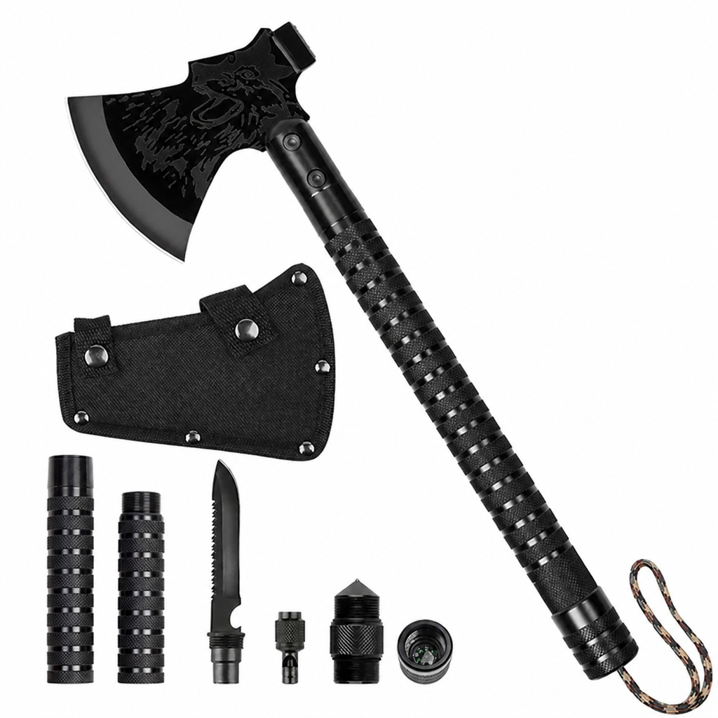 Multifunctional Axe Foldable High Carbon Steel Head