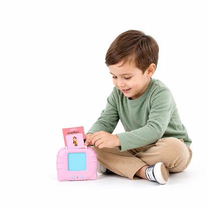 Flashcard Reader Talking Screen-Free Includes Cards