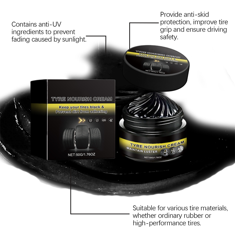 NightLuxe™ Tire Shine — Ignite Unstoppable Confidence with Showroom-Ready Black Radiance