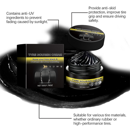 NightLuxe™ Tire Shine — Ignite Unstoppable Confidence with Showroom-Ready Black Radiance