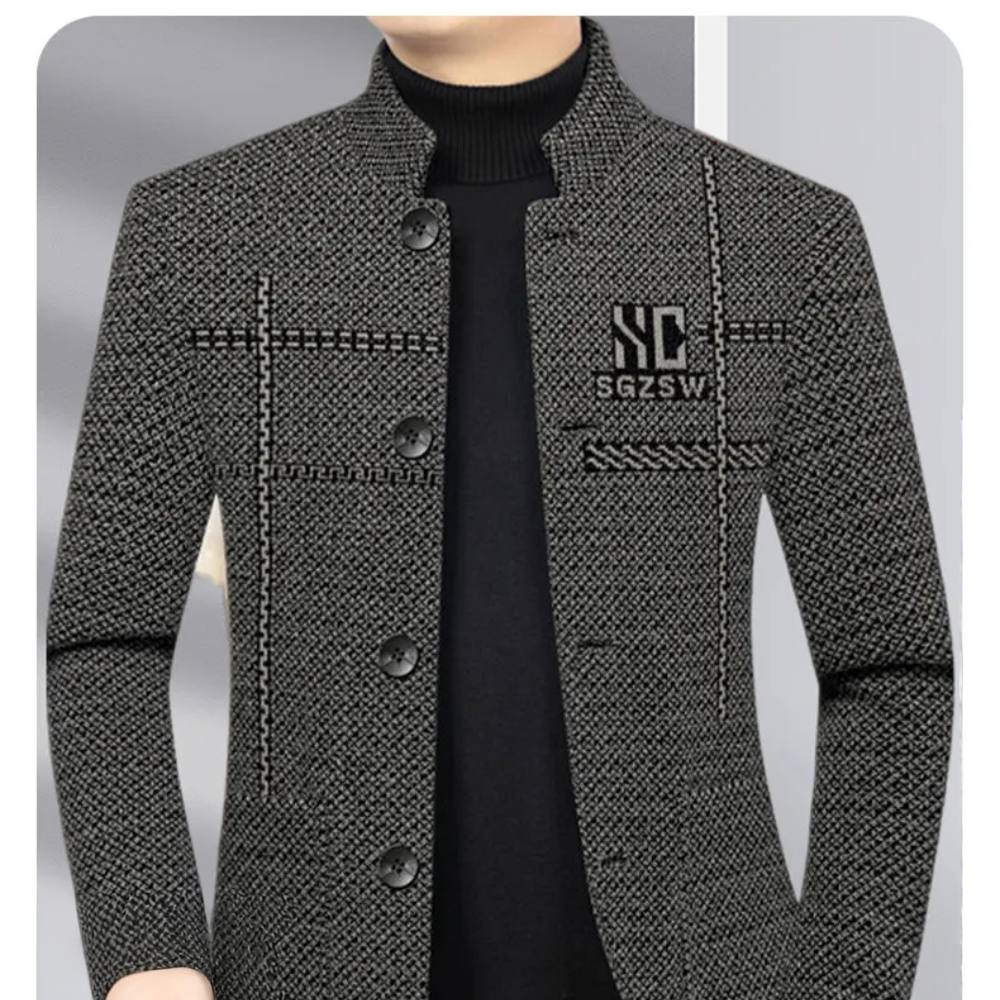 StratoTherm™ Coat — Ignite Your Confidence with Featherlight Warmth and Sharp All-Day Style