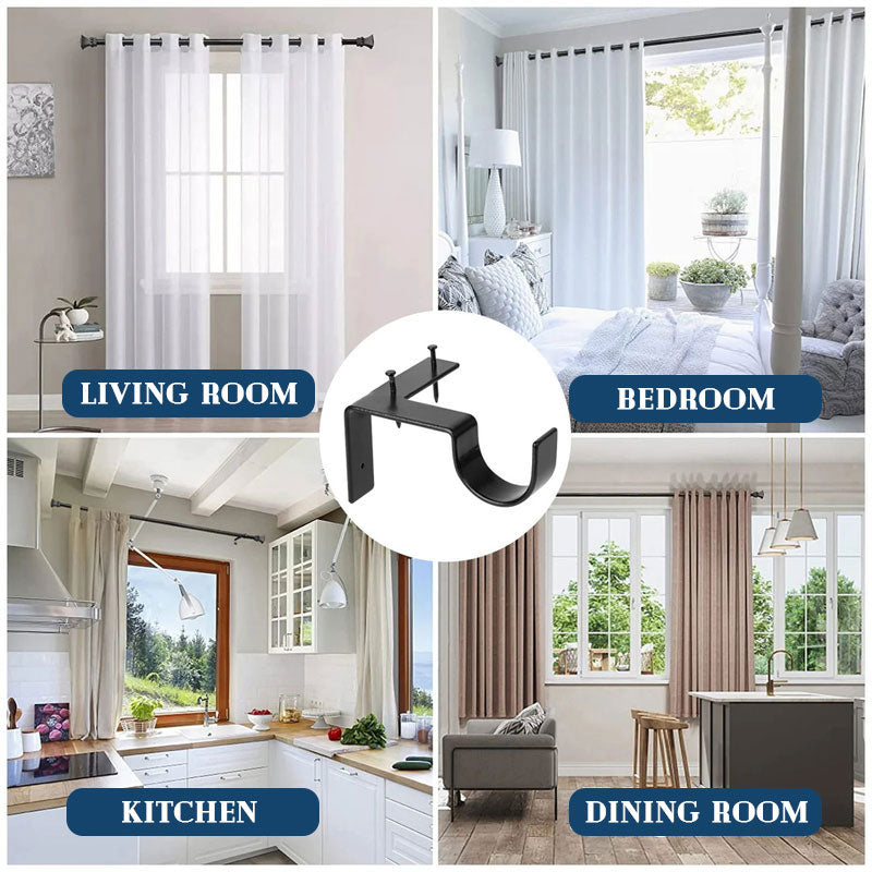CurtisiaFlex™ — Hang Heavy Curtains Flawlessly Without Damaging Walls