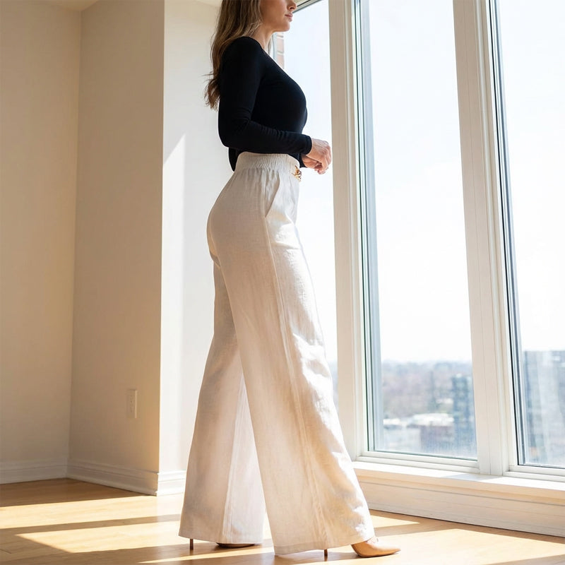 ViraLuxe™ Wide-Leg Pants — Sculpt Your Curves in All-Day Comfort and Effortless Style