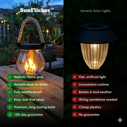 GlowNest™ — Ignite Safe, Sun-Powered Evenings Wrapped in Cozy Magic