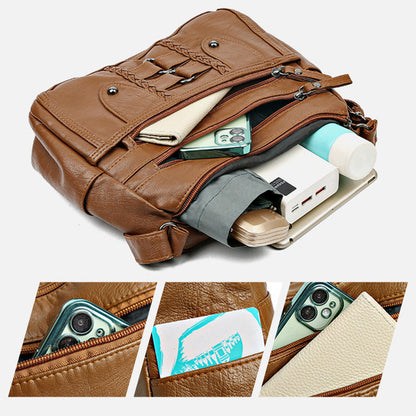 VivaraLuxe™ Soft PU Leather Bag — Unlock Effortless Style and Perfect Order Every Day