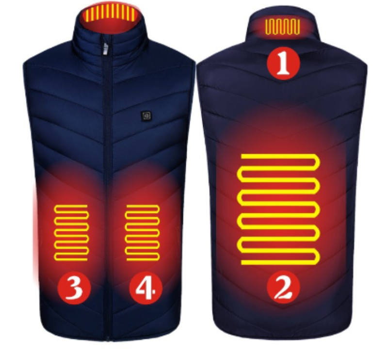 BlazeCore™ Heated Vest — Unleash All-Day Warmth and Energy Against Winter’s Chill