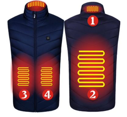 BlazeCore™ Heated Vest — Unleash All-Day Warmth and Energy Against Winter’s Chill
