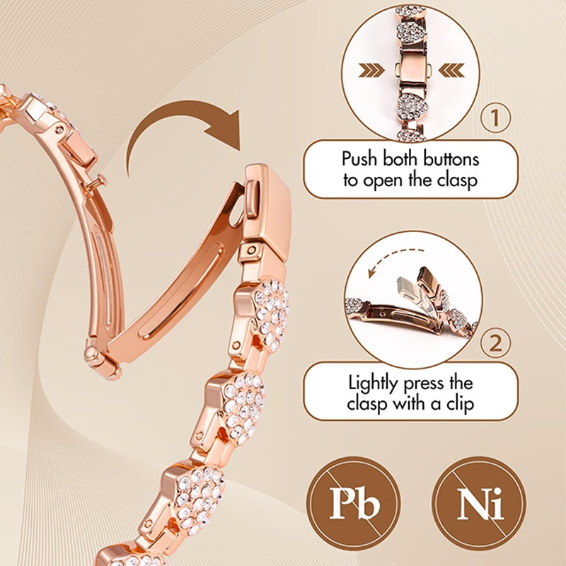 RadiancePulse™ — Ease Stiff Hands in Heart-Link Magnetic Copper You'll Actually Wear