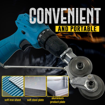 SteelSlice™ Drill Plate Cutter — Transform Your Drill into a Powerhouse for Effortless, Perfect Cuts Every Time