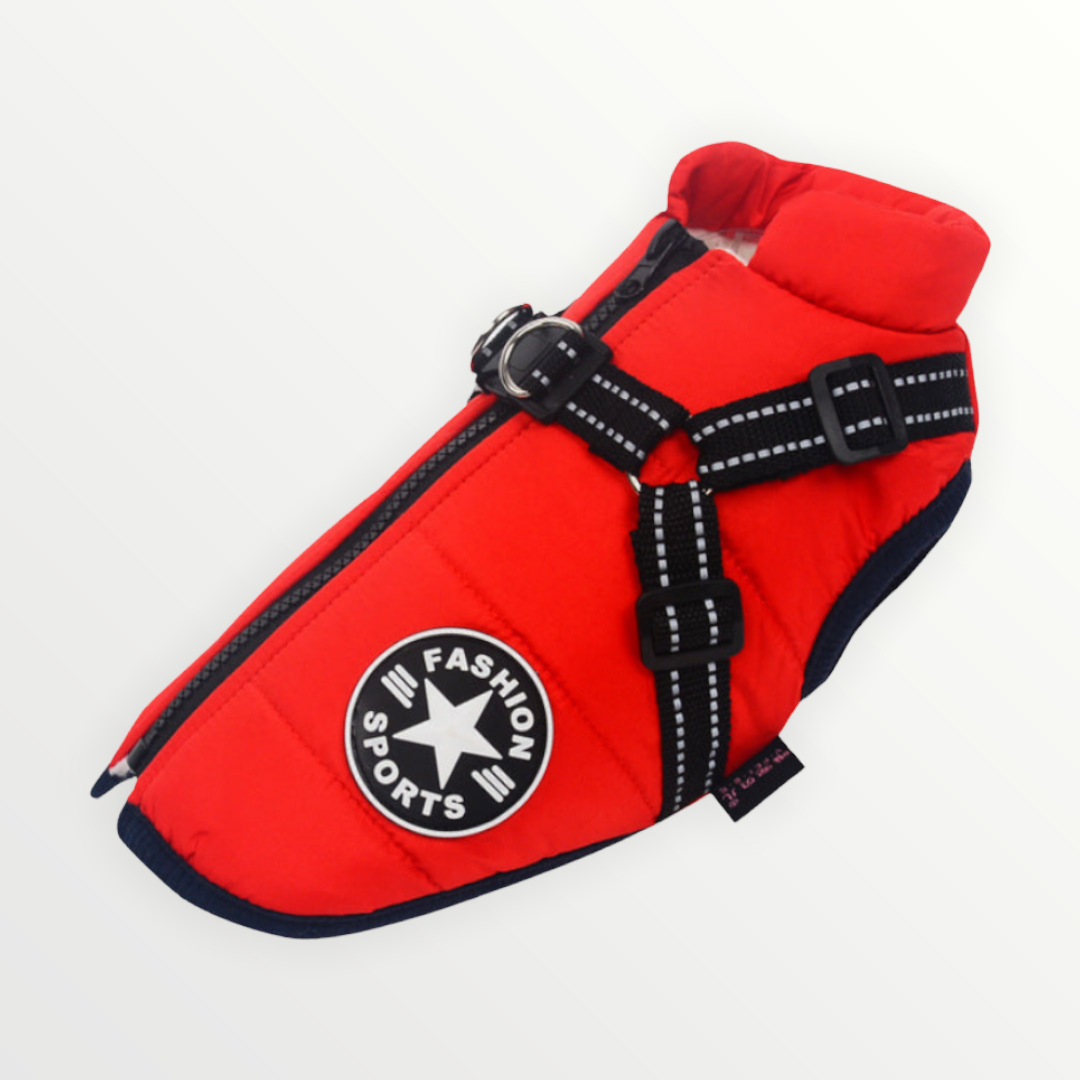 BlizzardGuard™ — Wrap Your Dog in Stormproof Warmth and Total Leash Control