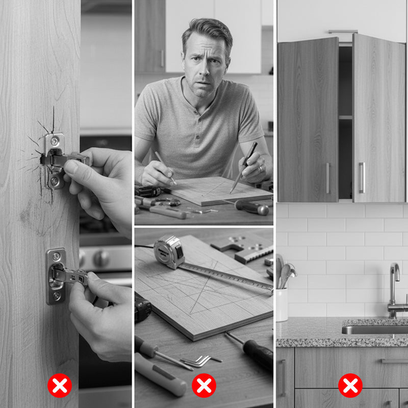 MagnaFit™ Precision Hinge Jig — Snap Perfect Cabinet Doors and Ditch Frustration Forever