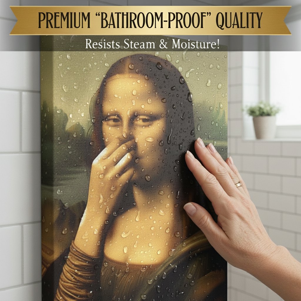 QuirkVista™ — Ignite Bathroom Smiles with Bold, Steam-Proof Personality