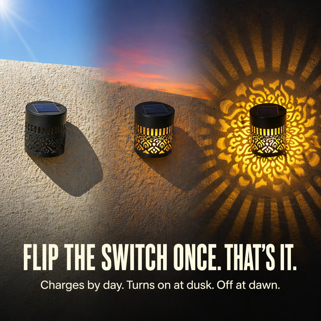 LunaAura™ — Turn Your Nights into Mesmerizing Solar-Charged Mandala Wonders