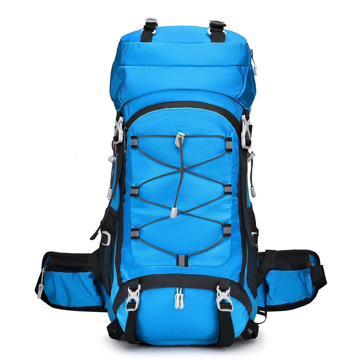 Hiking Backpack Water-Resistant Ergonomic Padded Straps 36-55L Capacity