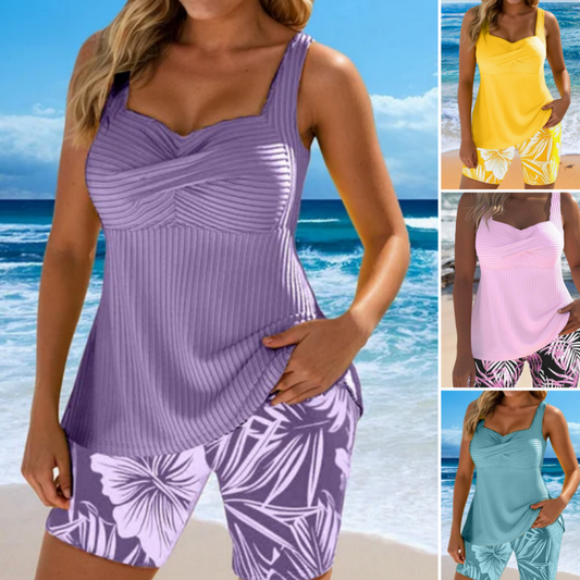 VelaWave™ Two-Piece Beach Set — Embrace Your Curves with Unshakable Confidence and All-Day Comfort