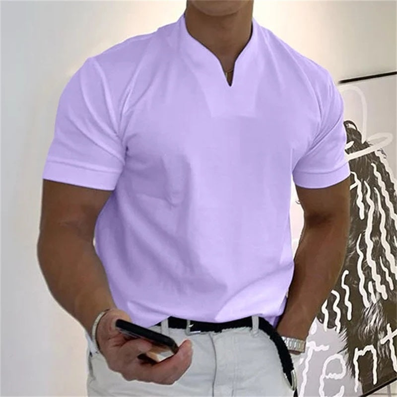 VeroStride™ Men’s Modern V-Neck — Stay Cool, Confident, and Sharply Tailored All Day Long