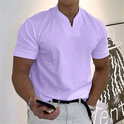 VeroStride™ Men’s Modern V-Neck — Stay Cool, Confident, and Sharply Tailored All Day Long