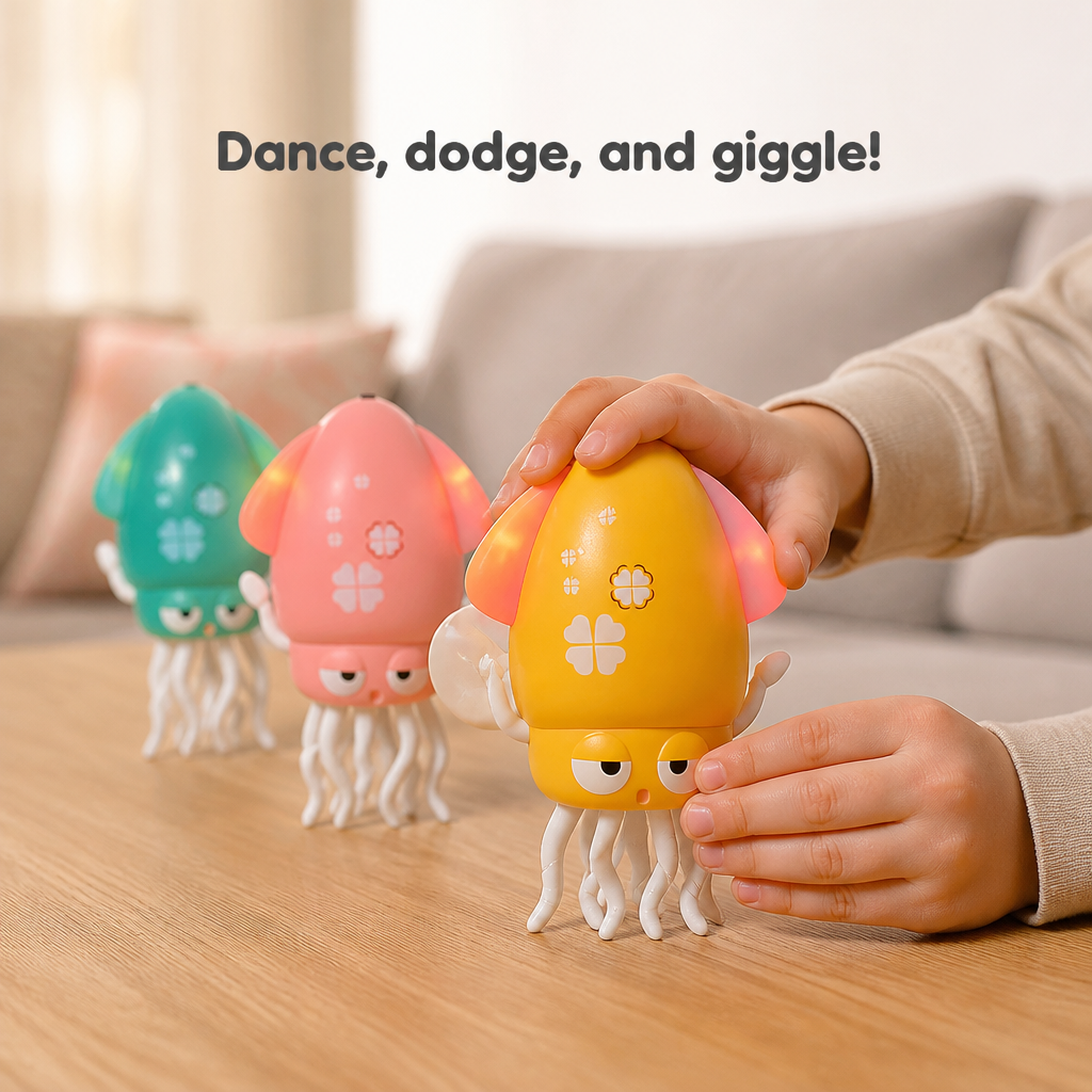 Jellyfish Toy Smart Sensor Glowing USB Rechargeable