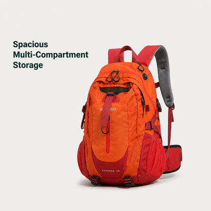 Hiking Backpack Multi-Compartment Laptop Sleeve Padded Breathable Back Panel