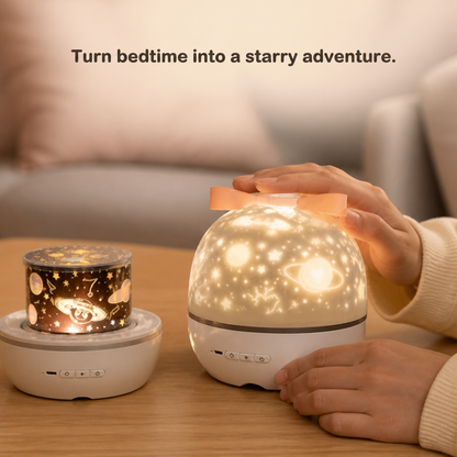 Kids Star Projector Rotating USB Rechargeable Remote Control