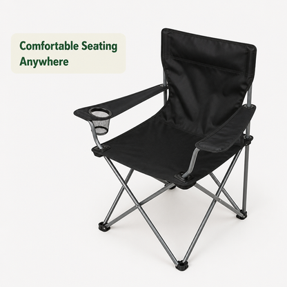 Portable Outdoor Chair Lightweight Foldable Carry Handle