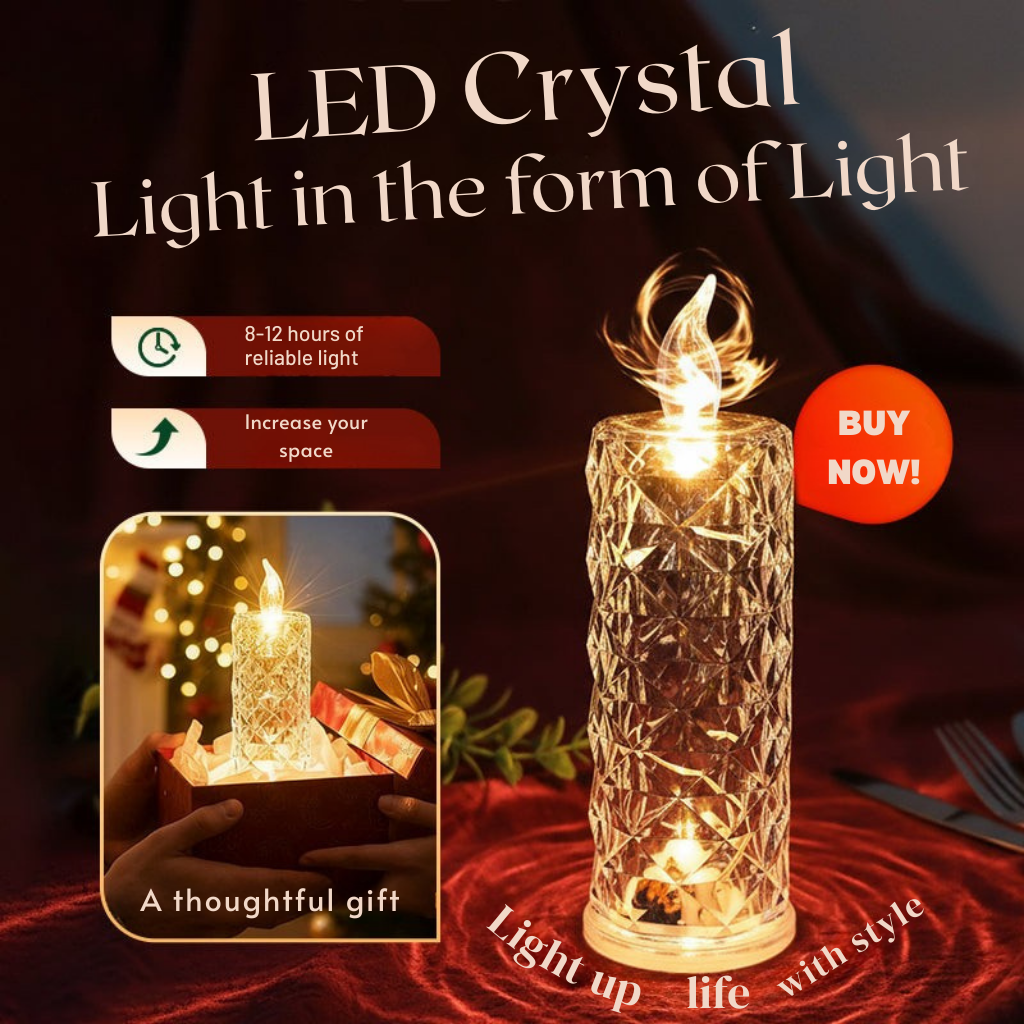 LumiaraGlow™ — Captivate Every Space with Safe, Hypnotic Crystal Radiance