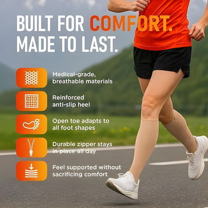 CirculaFit™ — Zip Into All-Day Energy and Effortless Leg Relief