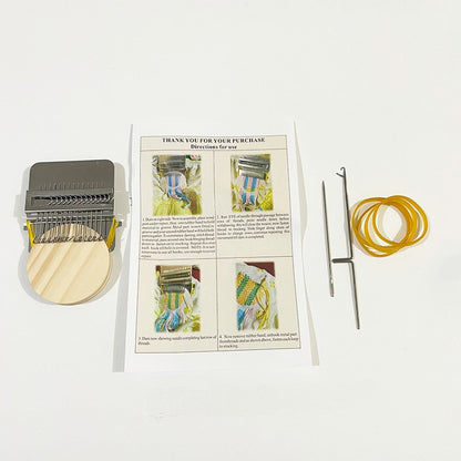 ThreadCraft™ Mini Loom — Turn Every Tear into a Bold, Creative Statement Instantly