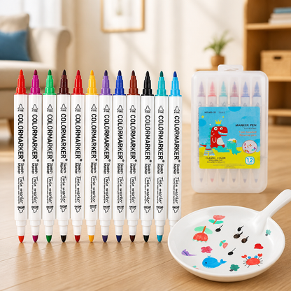 Kids Water Art Pens Floating Effect Set Of 12